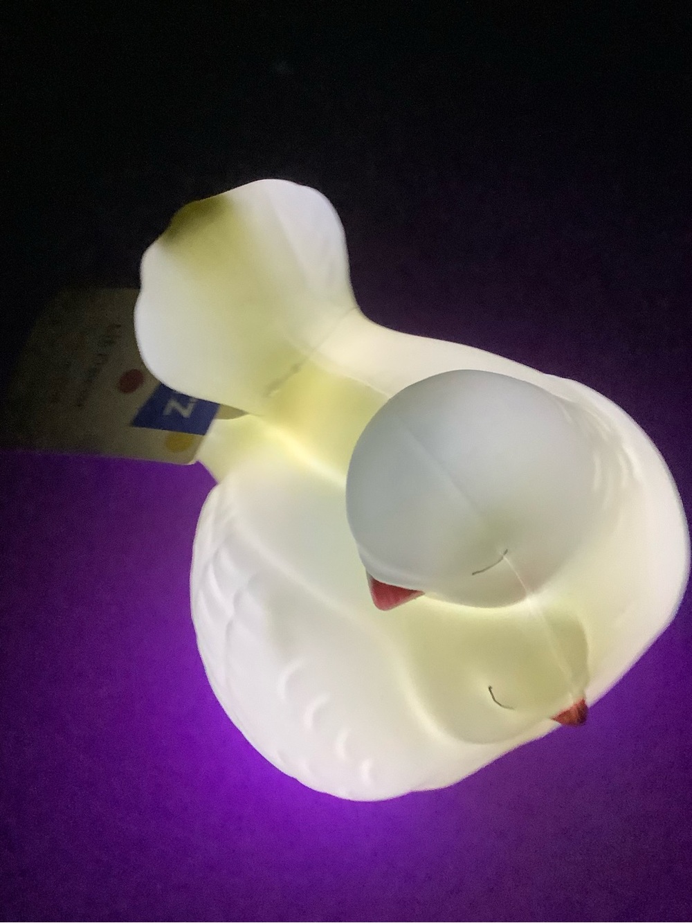 Spritz White Dove or Duck LED Plastic Light Up with tiny batteries